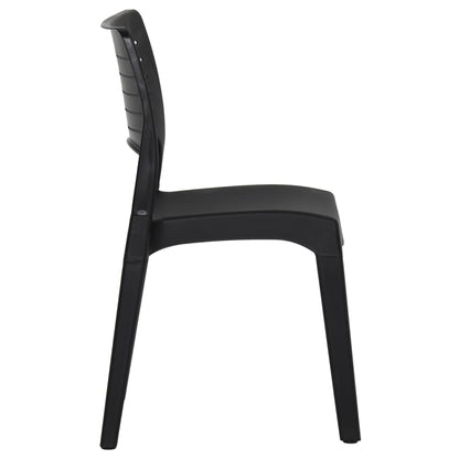 Tuinstoelen Polypropeen Kleurig Antraciet