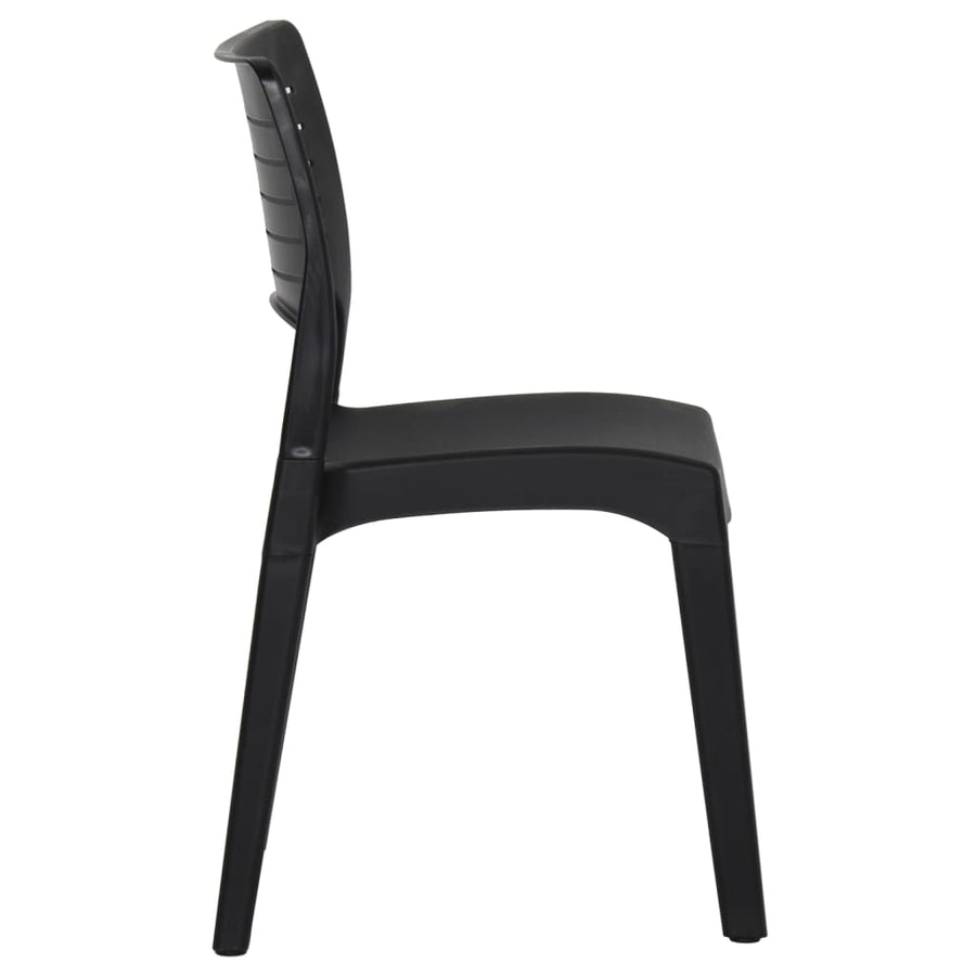 Tuinstoelen Polypropeen Kleurig Antraciet