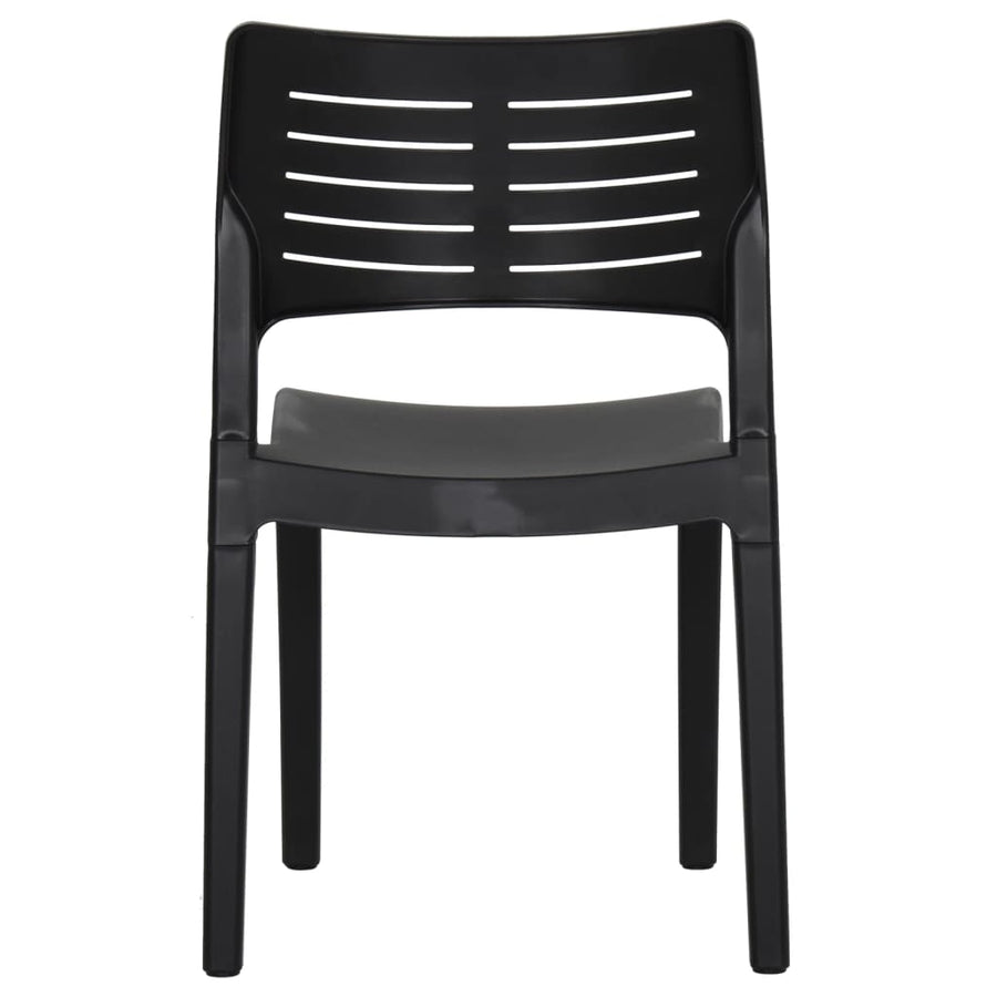Tuinstoelen Polypropeen Kleurig Antraciet