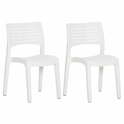 Tuinstoelen Polypropeen Wit