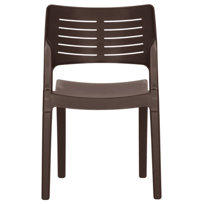 Tuinstoelen Polypropeen Kleurig Mokka