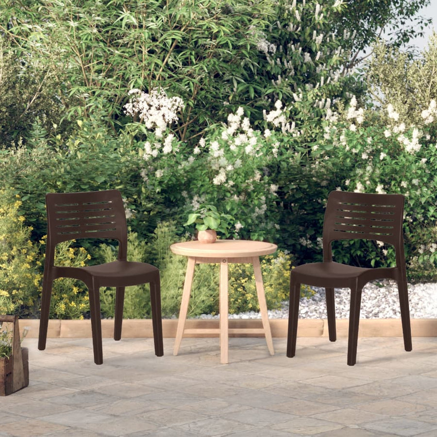 Tuinstoelen Polypropeen Kleurig Mokka