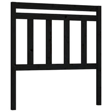 Hoofdbord 96X4X00 Cm Massief Grenenhout 96 x 100 cm Zwart