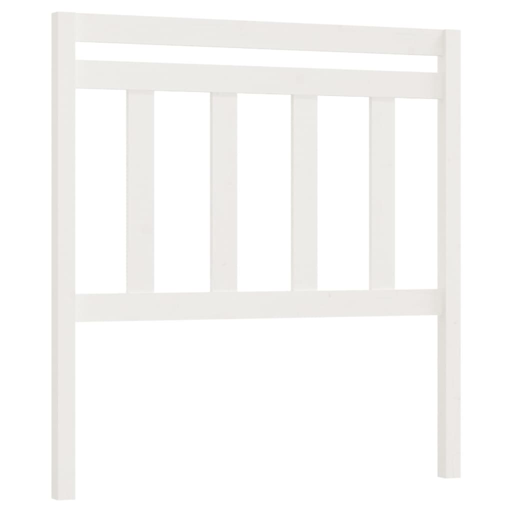 Hoofdbord 06X4X00 Cm Massief Grenenhout 106 x 100 cm Wit
