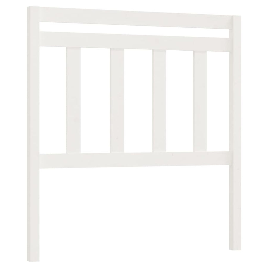 Hoofdbord 06X4X00 Cm Massief Grenenhout 106 x 100 cm Wit