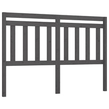 Hoofdbord 26X4X00 Cm Massief Grenenhout 126 x 100 cm Grijs