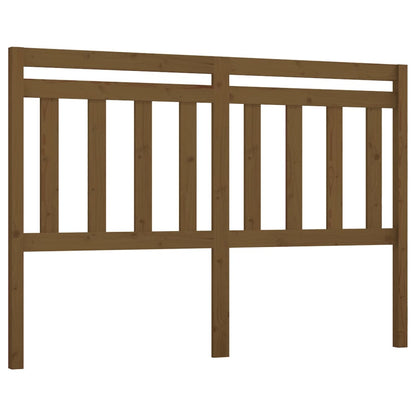 Hoofdbord 26X4X00 Cm Massief Grenenhout 126 x 100 cm Honingbruin