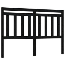 Hoofdbord 26X4X00 Cm Massief Grenenhout 126 x 100 cm Zwart