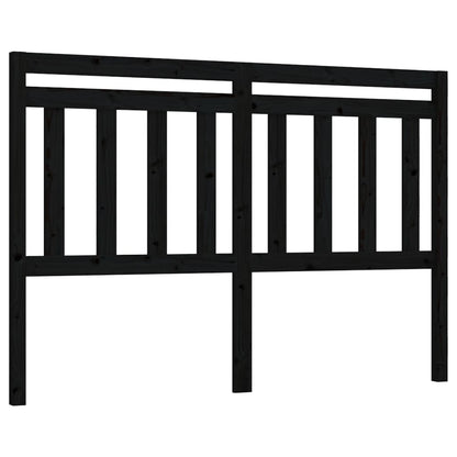 Hoofdbord 46X4X00 Cm Massief Grenenhout 146 x 100 cm Zwart