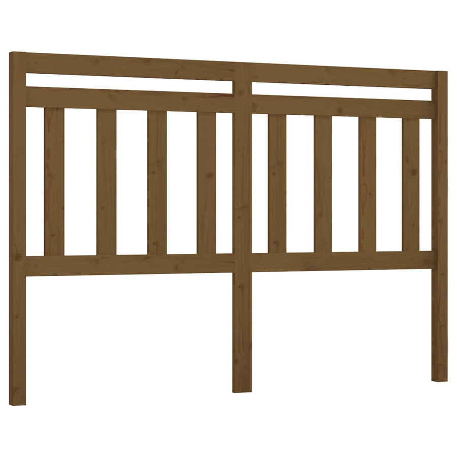 Hoofdbord 66X4X00 Cm Massief Grenenhout 166 x 100 cm Honingbruin