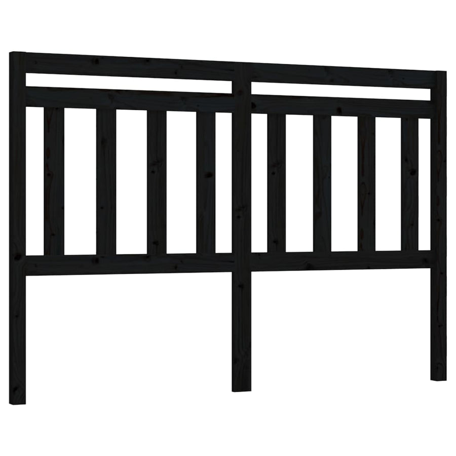 Hoofdbord 66X4X00 Cm Massief Grenenhout 166 x 100 cm Zwart