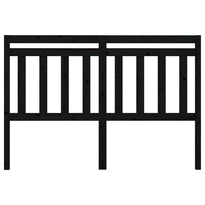 Hoofdbord 66X4X00 Cm Massief Grenenhout 166 x 100 cm Zwart