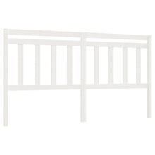 Hoofdbord 186x4x100 cm massief grenenhout wit