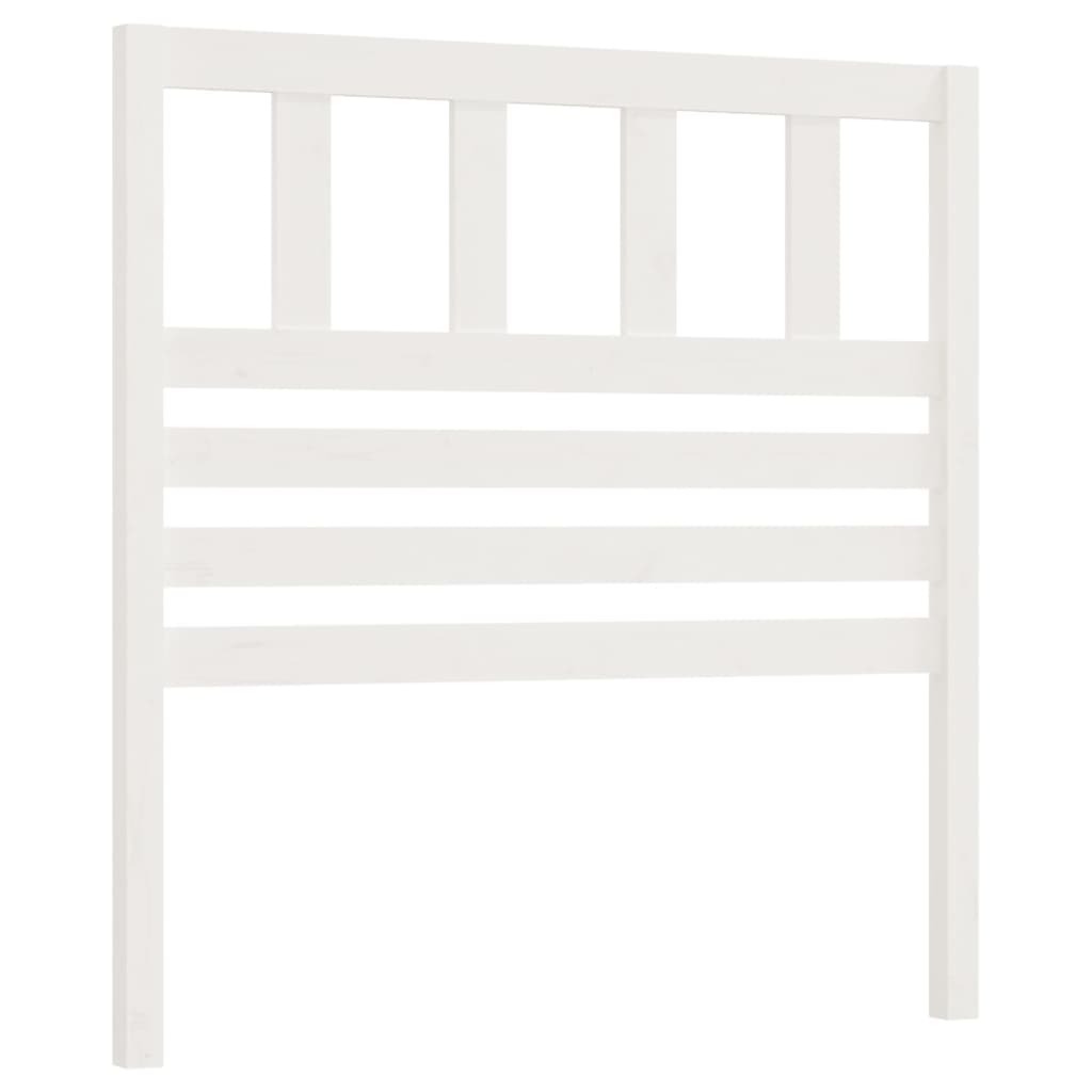 Hoofdbord 8X4X00 Cm Massief Grenenhout 81 x 100 cm Wit