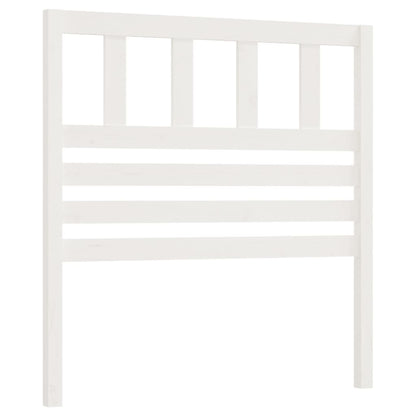 Hoofdbord 8X4X00 Cm Massief Grenenhout 81 x 100 cm Wit