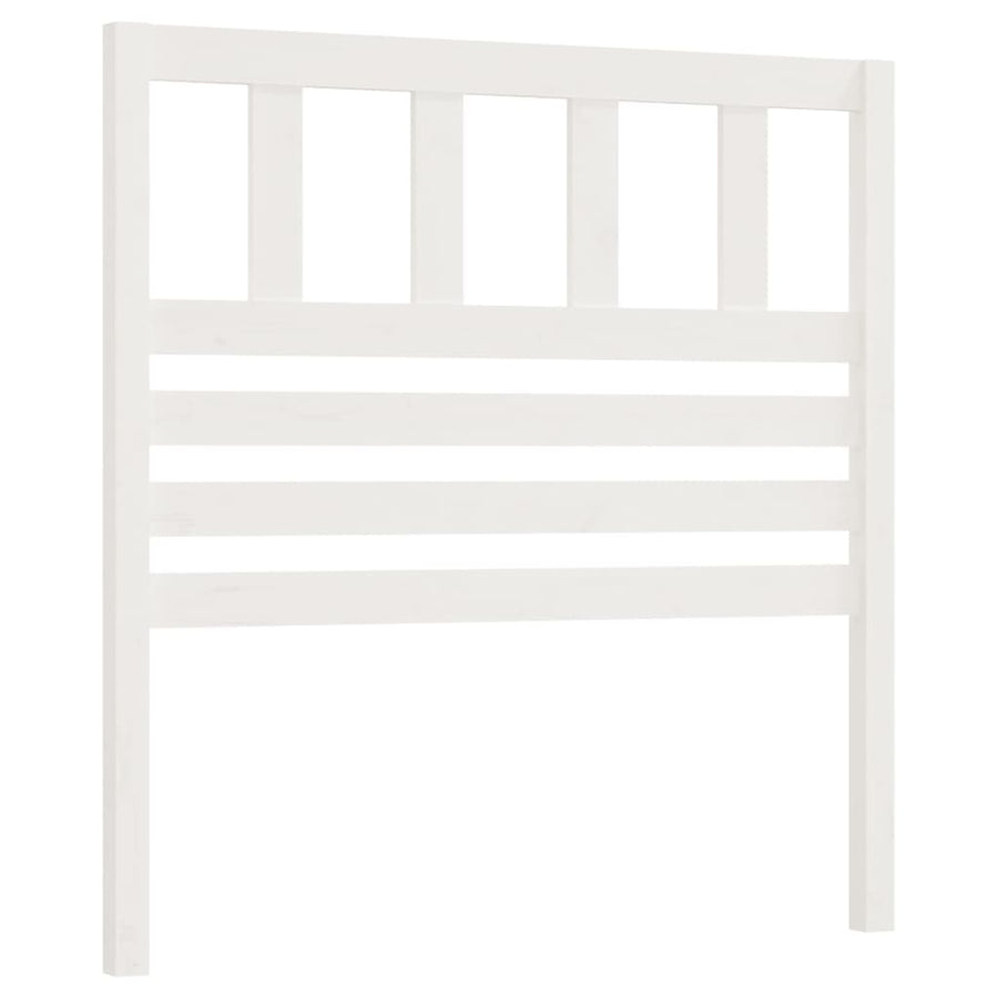 Hoofdbord 8X4X00 Cm Massief Grenenhout 81 x 100 cm Wit