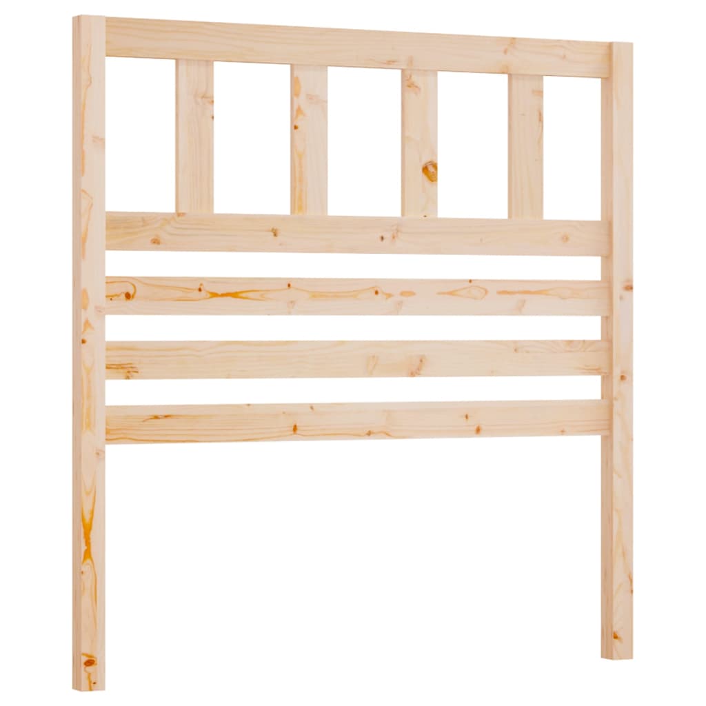 Hoofdbord 96X4X00 Cm Massief Grenenhout 96 x 100 cm Naturel