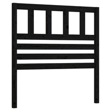 Hoofdbord 96X4X00 Cm Massief Grenenhout 96 x 100 cm Zwart