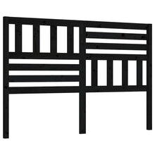 Hoofdbord 26X4X00 Cm Massief Grenenhout 126 x 100 cm Zwart