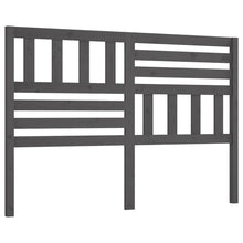 Hoofdbord 46X4X00 Cm Massief Grenenhout 146 x 100 cm Grijs