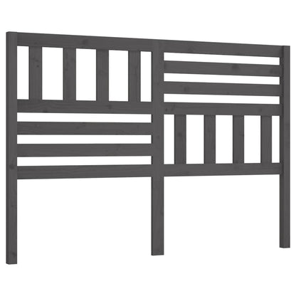Hoofdbord 66X4X00 Cm Massief Grenenhout 166 x 100 cm Grijs