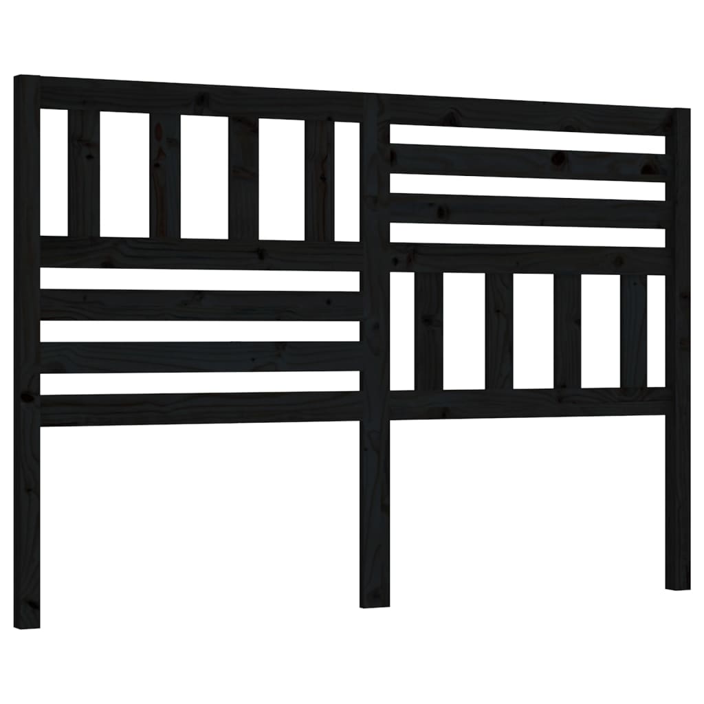 Hoofdbord 66X4X00 Cm Massief Grenenhout 166 x 100 cm Zwart
