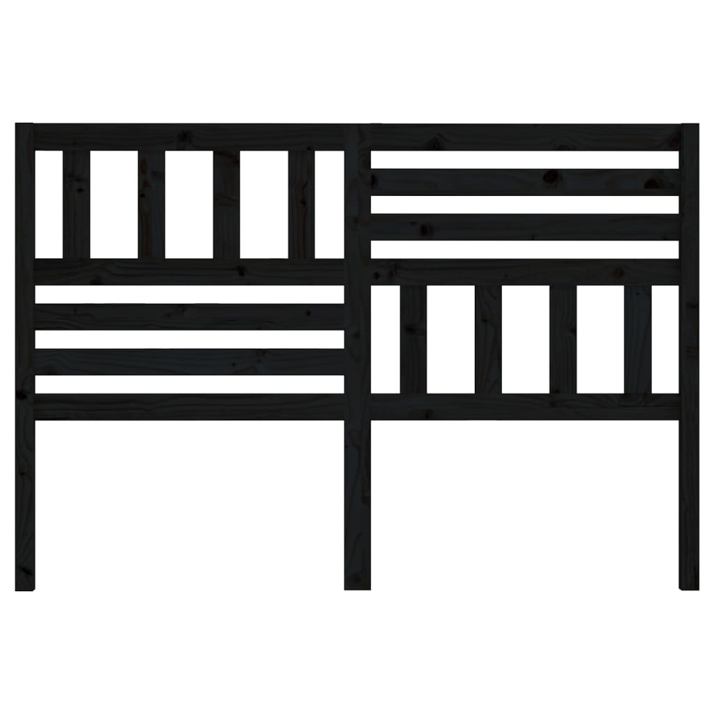 Hoofdbord 66X4X00 Cm Massief Grenenhout 166 x 100 cm Zwart