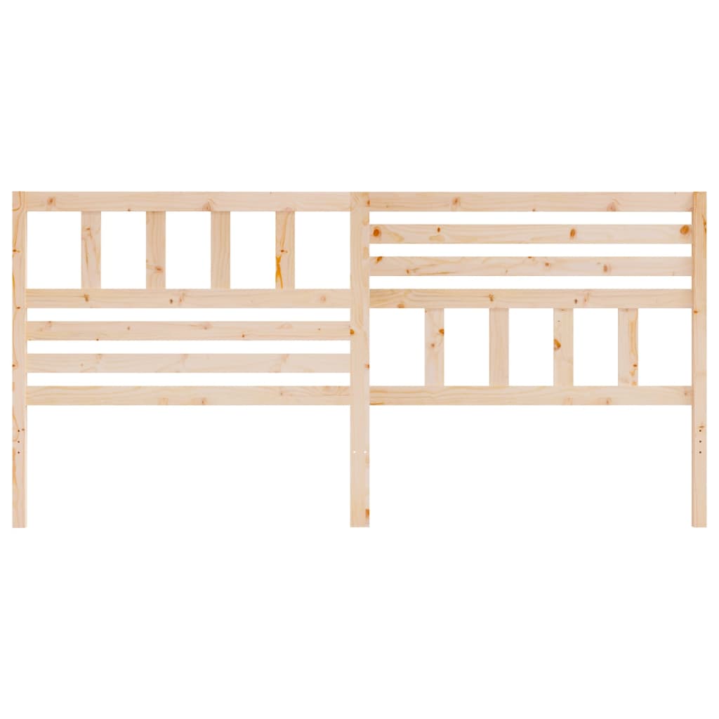 Hoofdbord 86X4X00 Cm Massief Grenenhout 186 x 100 cm Naturel
