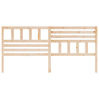 Hoofdbord 86X4X00 Cm Massief Grenenhout 186 x 100 cm Naturel