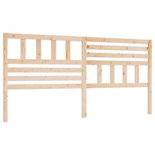 Hoofdbord 206X4X00 Cm Massief Grenenhout 206 x 100 cm Naturel
