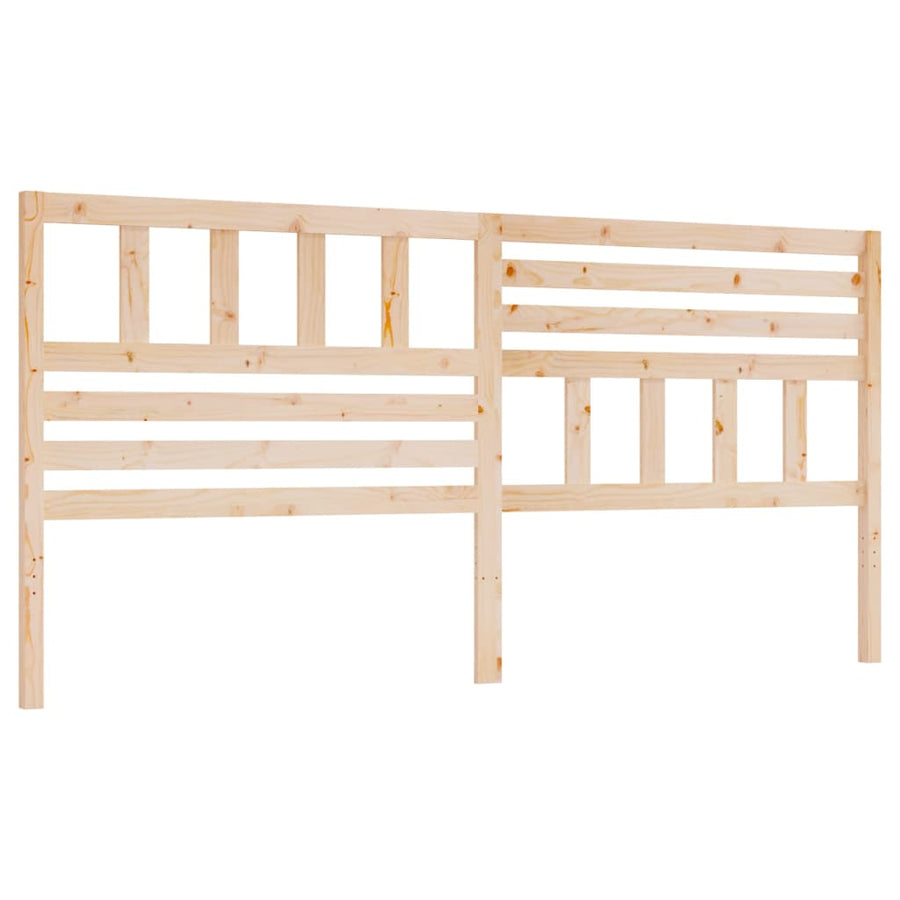 Hoofdbord 206X4X00 Cm Massief Grenenhout 206 x 100 cm Naturel