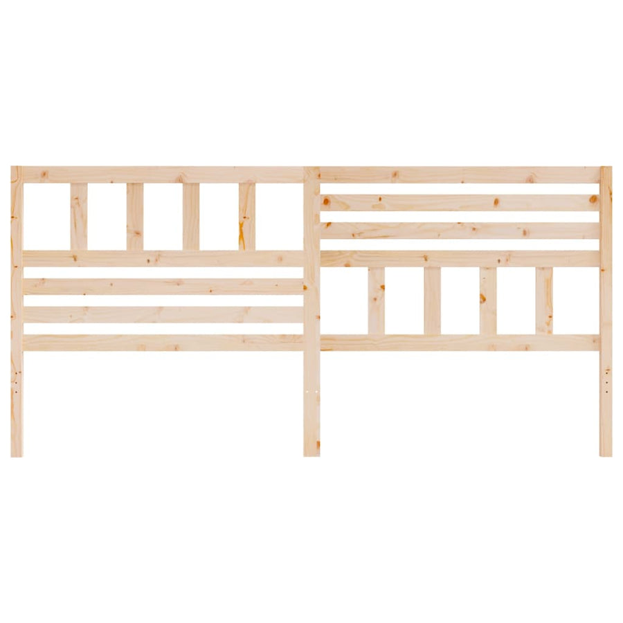 Hoofdbord 206X4X00 Cm Massief Grenenhout 206 x 100 cm Naturel