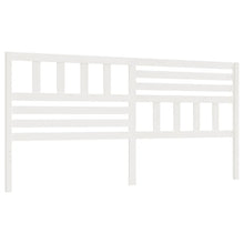 Hoofdbord 206X4X00 Cm Massief Grenenhout 206 x 100 cm Wit