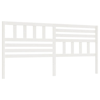 Hoofdbord 206X4X00 Cm Massief Grenenhout 206 x 100 cm Wit