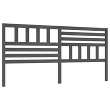 Hoofdbord 206X4X00 Cm Massief Grenenhout 206 x 100 cm Grijs