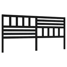 Hoofdbord 206X4X00 Cm Massief Grenenhout 206 x 100 cm Zwart