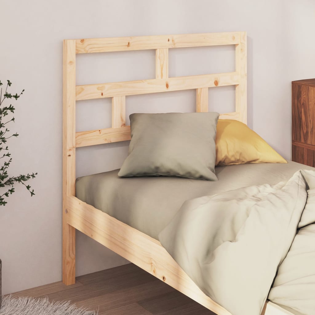 Hoofdbord 8X4X00 Cm Massief Grenenhout 81 x 100 cm Naturel