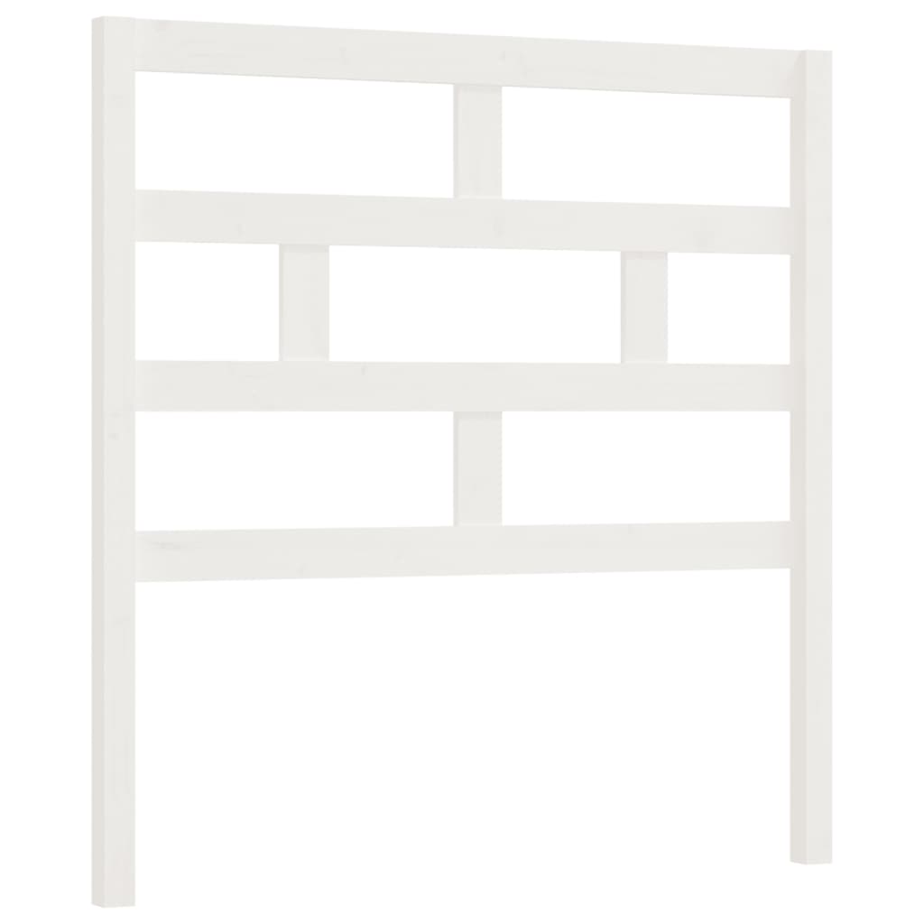 Hoofdbord 8X4X00 Cm Massief Grenenhout 81 x 100 cm Wit