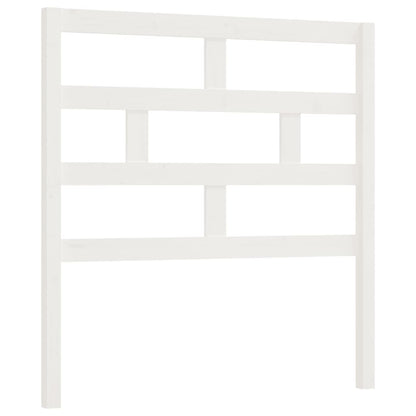 Hoofdbord 8X4X00 Cm Massief Grenenhout 81 x 100 cm Wit