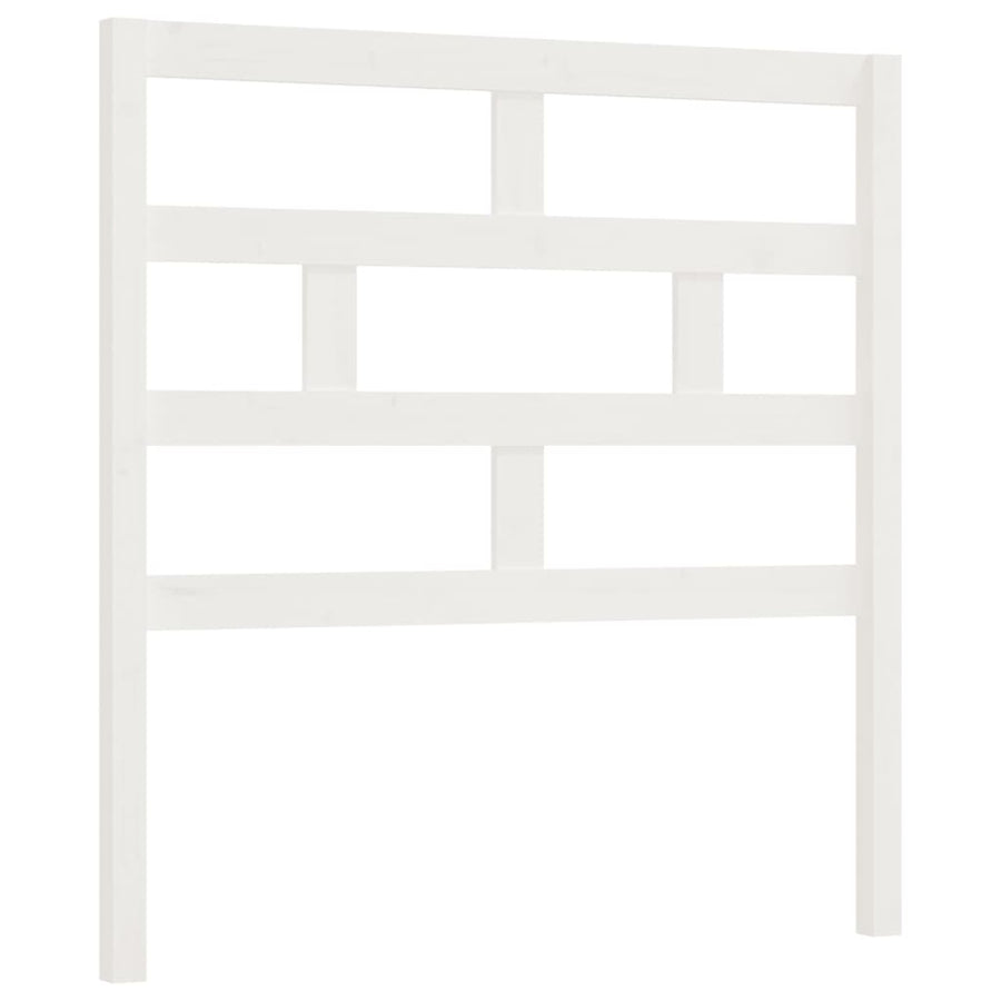 Hoofdbord 8X4X00 Cm Massief Grenenhout 81 x 100 cm Wit