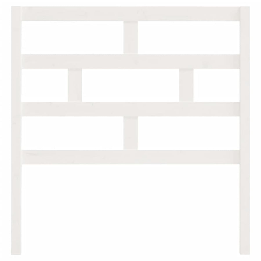 Hoofdbord 8X4X00 Cm Massief Grenenhout 81 x 100 cm Wit