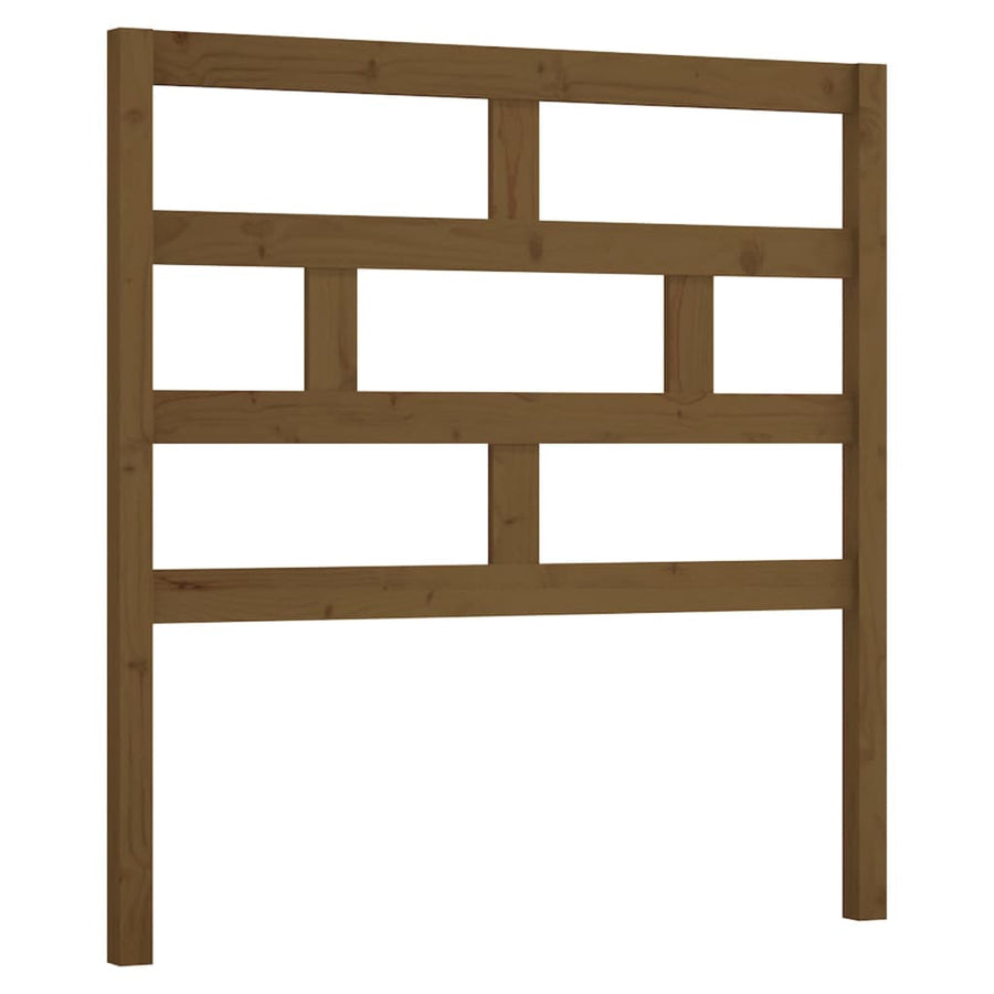 Hoofdbord 8X4X00 Cm Massief Grenenhout 81 x 100 cm Honingbruin