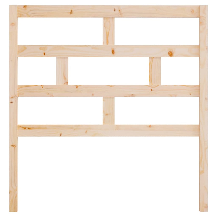 Hoofdbord 96X4X00 Cm Massief Grenenhout 96 x 100 cm Naturel