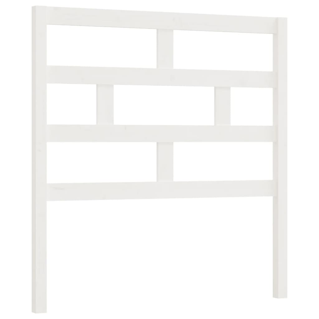 Hoofdbord 96X4X00 Cm Massief Grenenhout 96 x 100 cm Wit