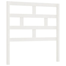 Hoofdbord 96X4X00 Cm Massief Grenenhout 96 x 100 cm Wit