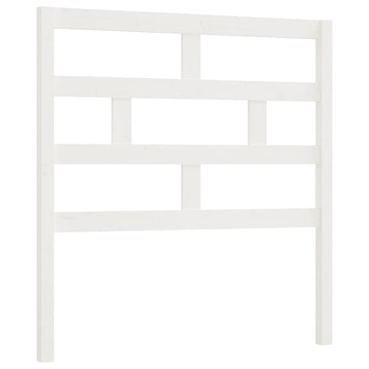 Hoofdbord 96X4X00 Cm Massief Grenenhout 96 x 100 cm Wit