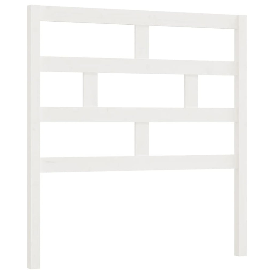 Hoofdbord 96X4X00 Cm Massief Grenenhout 96 x 100 cm Wit