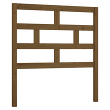 Hoofdbord 96X4X00 Cm Massief Grenenhout 96 x 100 cm Honingbruin