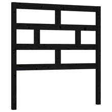 Hoofdbord 96X4X00 Cm Massief Grenenhout 96 x 100 cm Zwart