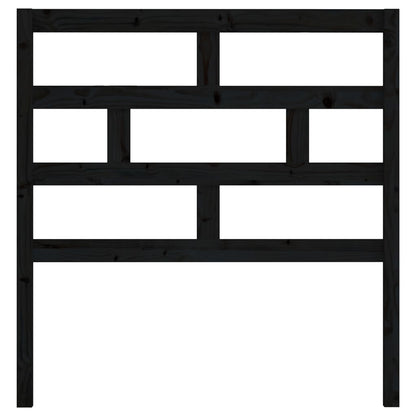 Hoofdbord 96X4X00 Cm Massief Grenenhout 96 x 100 cm Zwart